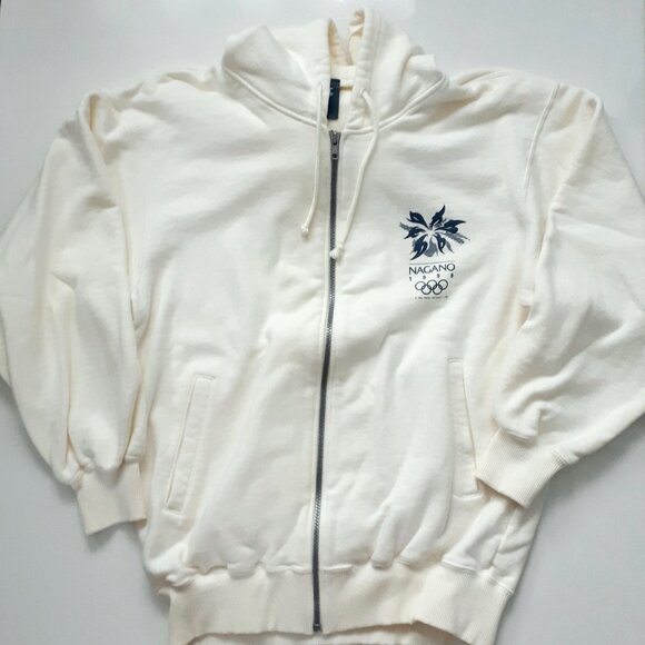 Genuine 1998 Nagano Olympics Hoodie Sweatshirt - Picture 2 of 9